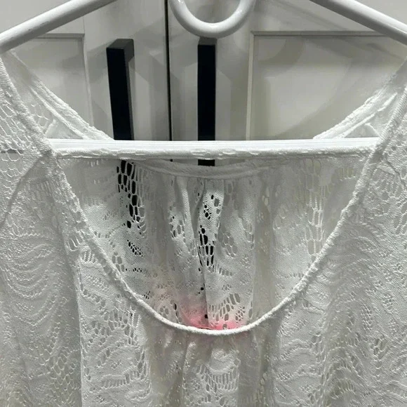 Lilly Pulitzer Atley Ruffle Resort White Swim Cover Up size XXS/XS - Picture 7 of 13